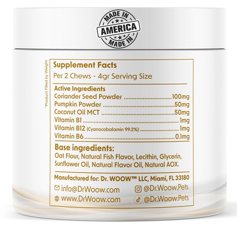 Dog Flea & Tick Prevention Chews – Daily Defense Supplement for Parasites, Gut & Immune Support – Natural Formula Soft Chews – Made in USA – Dr. Woow (120 Ct) Flea & Tick Relief