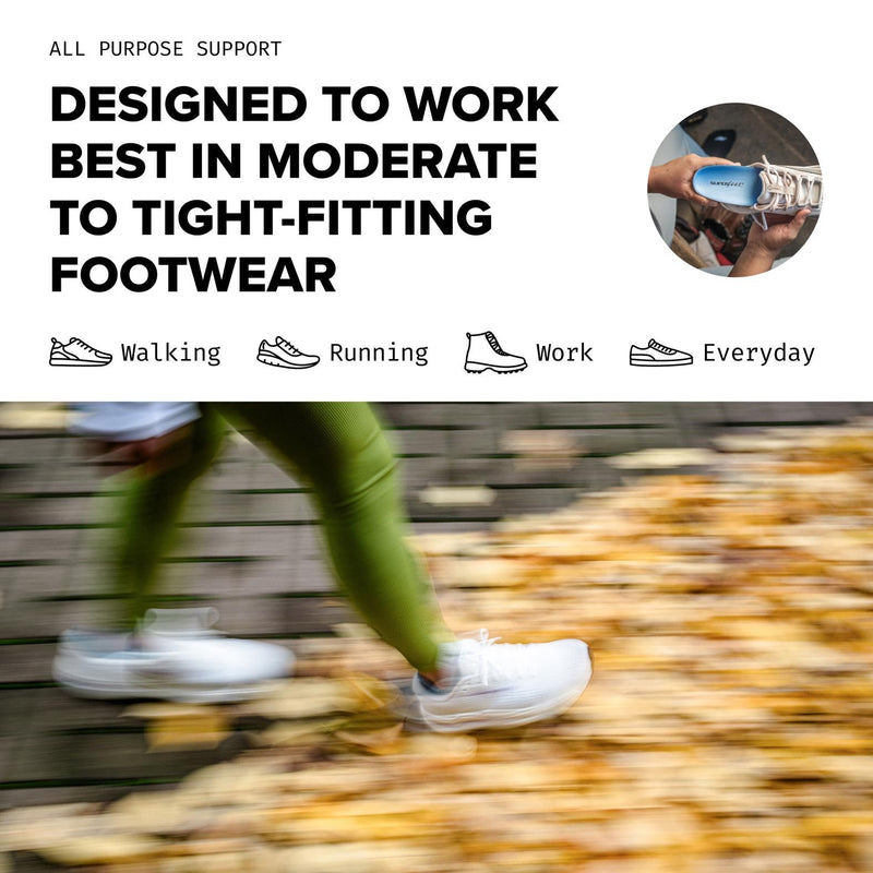 Superfeet All-Purpose Support Medium Arch Insoles (Blue) for Active Lifestyle with Medium Arch Support - Men 9.5-11 / Women 10.5-12 - BeesActive Australia