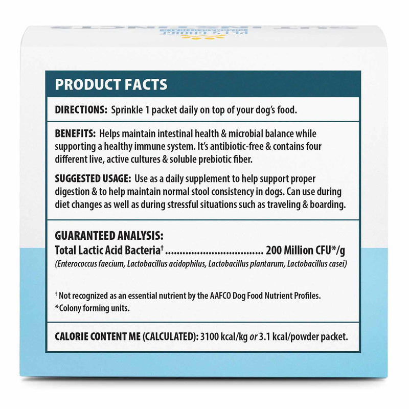 Pet's Choice Gut Instincts Probiotic Supplement Powder Packets for Dogs, 30 ct, Veterinary Formulated Dog Probiotics with Vitamins for Gut Health, Digestive Balance, Diarrhea Support, Chicken Flavor 30 count