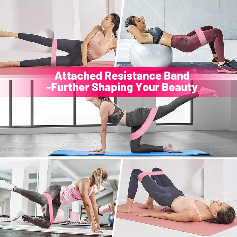 Thigh Master, Adjustable Thigh Trainer & Kegel Exerciser(10-70LB) with Leg Straps, Pelvic Floor Strengthener Devices for Women&Men, LED Counter, Postpartum Recovery, Home Gym Workout Equipment Pink - BeesActive Australia