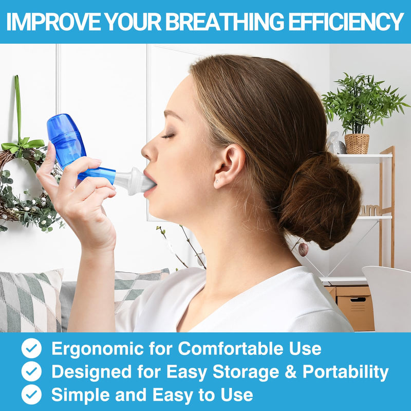 Breathing Trainer & Lung Trainer - Breathing Exercise Device for Lungs, Complete Breather Device & Lung Exerciser Device, Best Breathing Device & Lung Strengthener, Tilcare Respiratory Trainer - BeesActive Australia