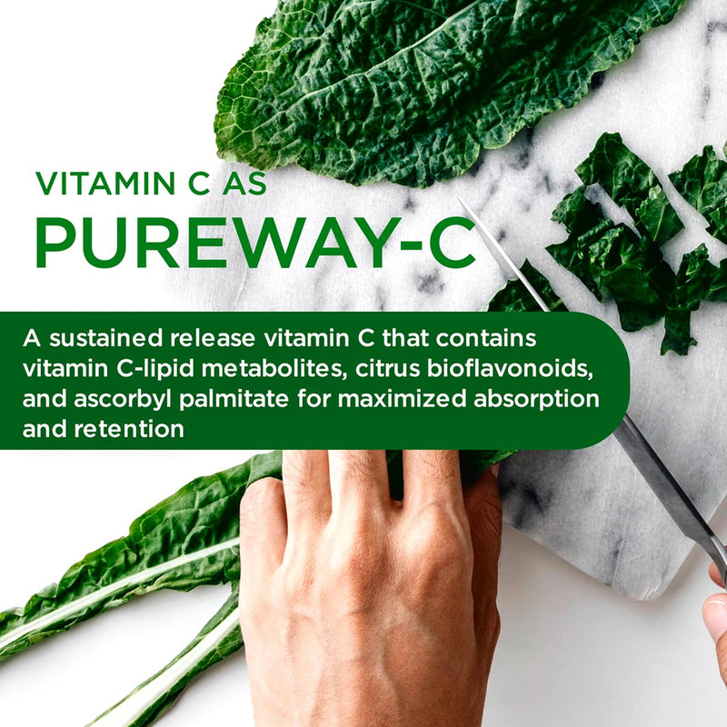 EMERALD LABS Complete Premium Multi - Multivitamin for Digestive & Immune Support with Vitamin C as PureWay-C, B Vitamin Complex, Albion Chelated Zinc & More - 60 Vegetable Capsules (30-Day Supply)