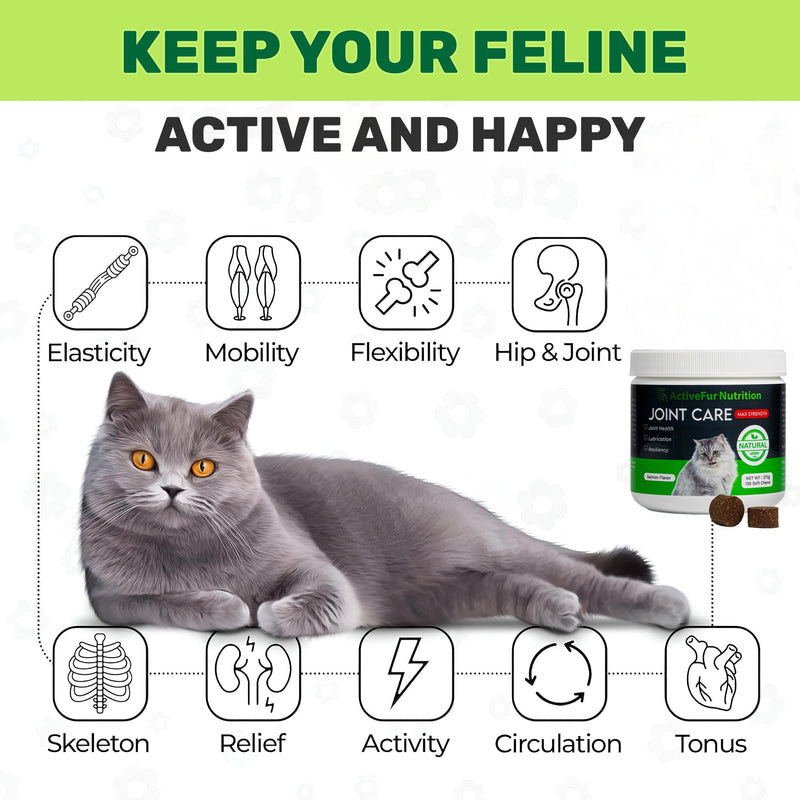 Joint Care Chews for Cats - 135 Salmon Flavoured Soft Chews