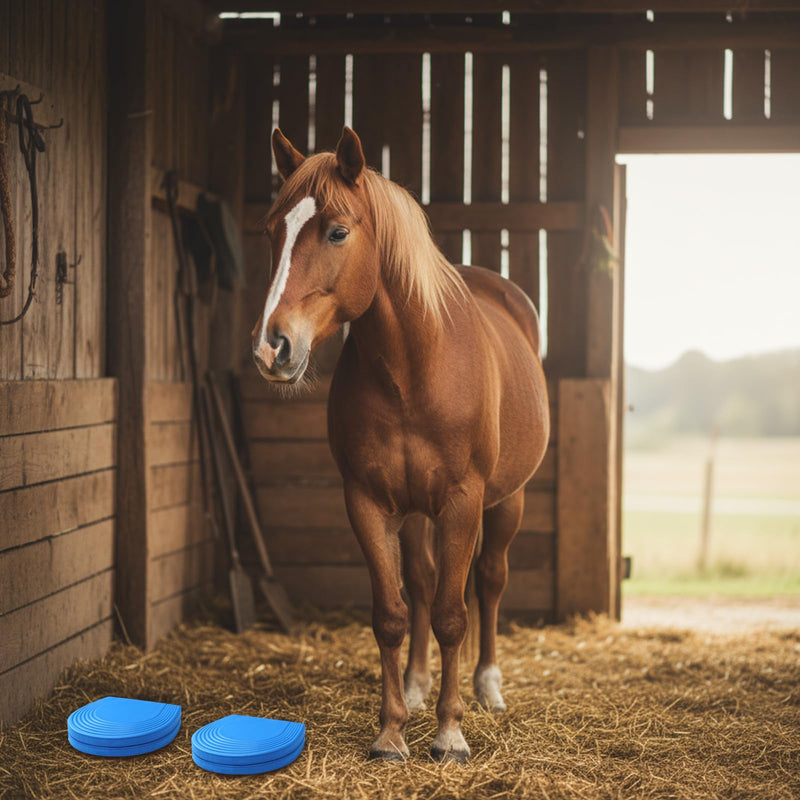 Horse Hoof Boots Pads EVA Breathable Hoof Packing Comfortable Cushiony Pads for Horses Foot Boots 15 mm Thicknesses 4