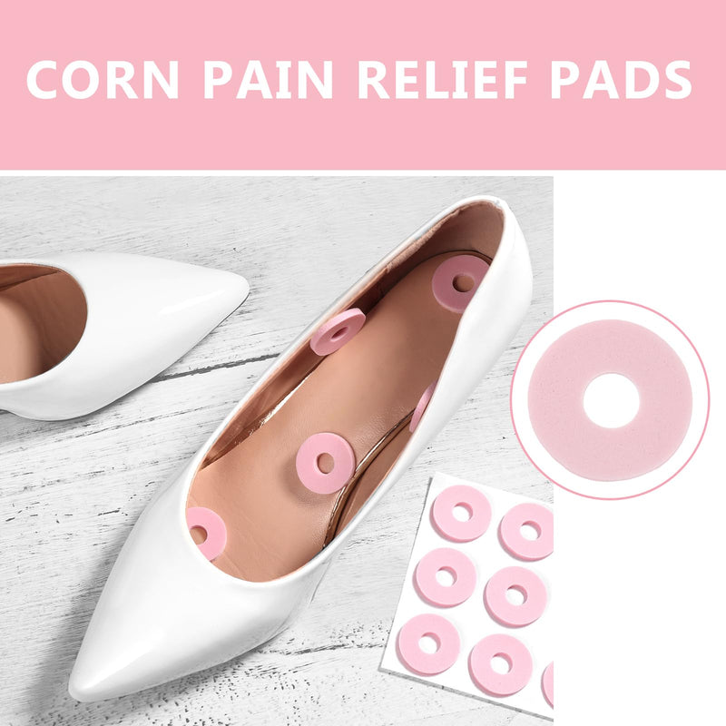 rosenice Anti-Wear Foot Shoe Patch 18 Sheets 108 Pcs Self-Adhesive Soft Foam Corn Cushions for Heel and Toe Protection Comfortable Foot Care - BeesActive Australia