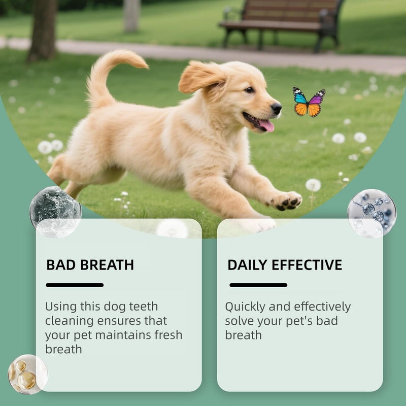 Do/g Teeth Cleaning Spr/ay,Oral Cleaning Spray for Dog and Cat,Fresh Breath Spray for Pet,No Brush Care,Easy Daily Use Dog Breath Freshener,Quick and Effective Clean Teeth,Long-Lasting Dog Fresh white
