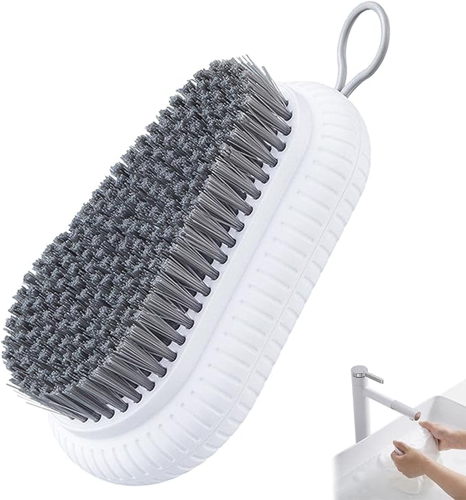 Nail Cleaning Brush,Comfortable Grip Finger Nail Brush with Thread Edge | Multipurpose Hand and Nail Cleaning Brush for Manicure Art Bathroom Cleaning Ytger - BeesActive Australia