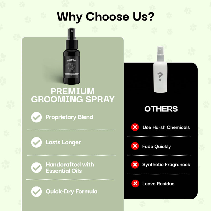 605Products | Premium Lavender Dog Cologne and Odor Eliminator - Long Lasting Dog Perfume Made with Essential Oils - Spray Deodorant for Smelly Dogs, Dog Grooming Spray (Lavender) 2 Fl Oz (Pack of 1) - BeesActive Australia