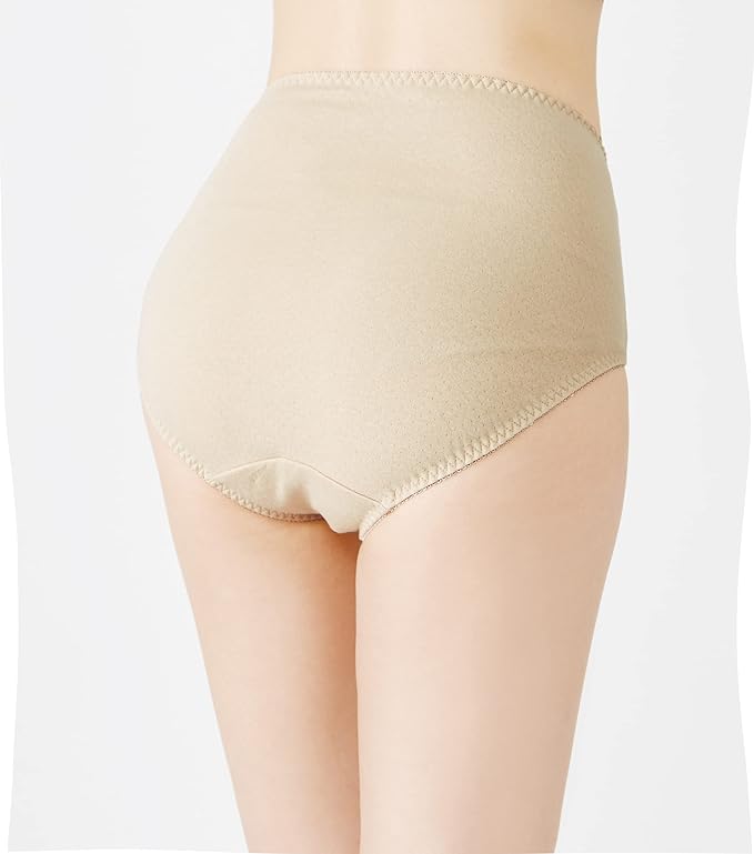 Selvan 100% Cotton Deep Double Ply Gauze Shorts, Beige, L, Set of 3 - BeesActive Australia