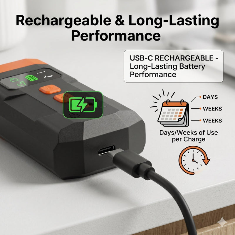 2026 New Ultrasonic Dog Bark Deterrent Device, 33FT Effective Range Indoor Outdoor Use, Safe & Humane Rechargeable Bark Control with Child Safety Lock to Effectively Correct Dog Barking Behavior
