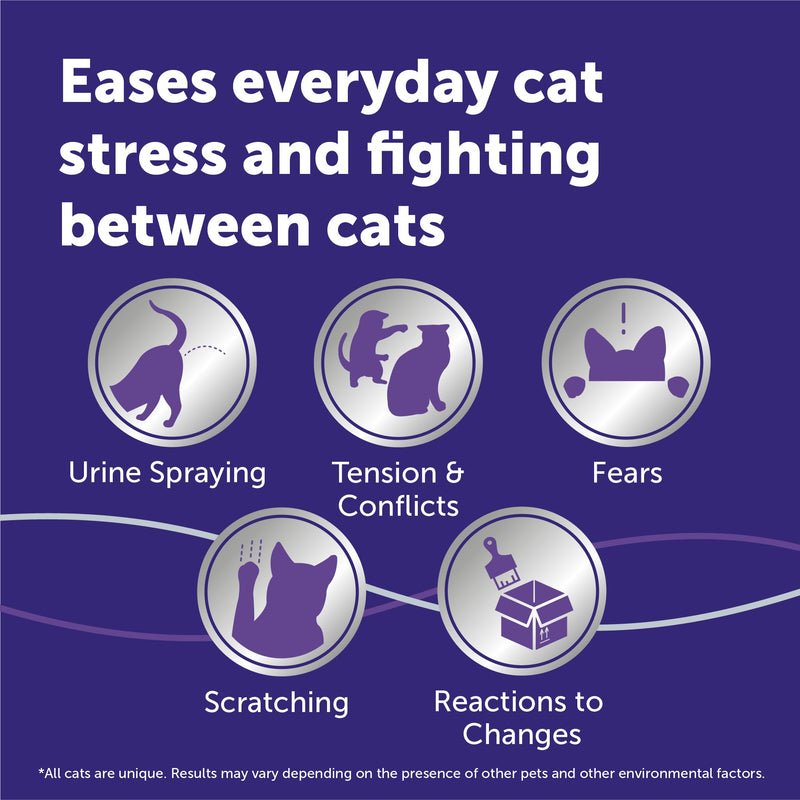 FELIWAY Optimum Cat Calming Diffuser Refill (3 Pack, 90 Day Supply) – Cat Pheromone Diffuser Refill for Advanced Support to Reduce Stress, Spraying, Scratching, Fighting and Hiding 3 pack