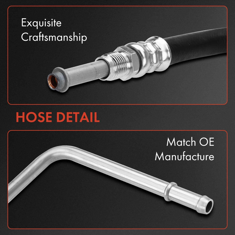 A-Premium Power Steering Return Hose Line Assembly Compatible with Jeep Compass Patriot 2007-2017 Dodge Caliber 2007-2011 - BeesActive Australia