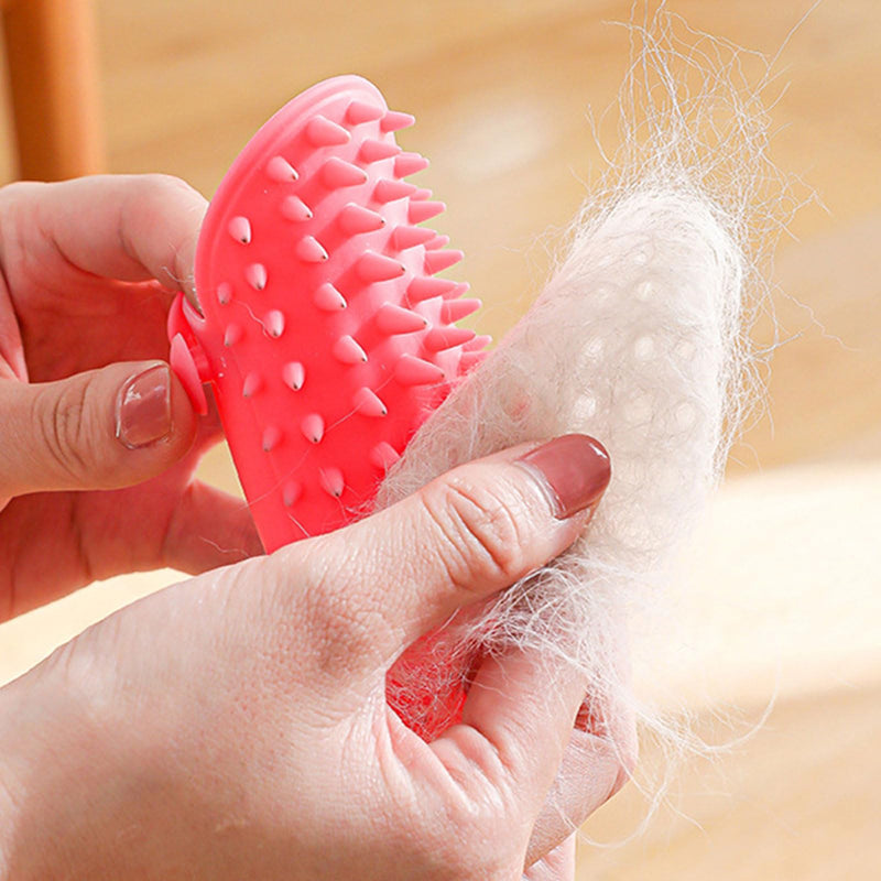Cats Wall Corner Groomer Scratcher Comb for Boredom Cats Self Face Groomer Furniture Protective Table Leg Massage Brush Yellow - BeesActive Australia