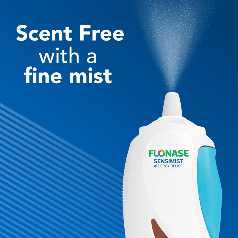Flonase Sensimist Allergy Relief Nasal Spray for Non-Drowsy, 24-Hour Multi-Symptom Allergy Relief – 120 Sprays 0.31 Fl Oz (Pack of 1)