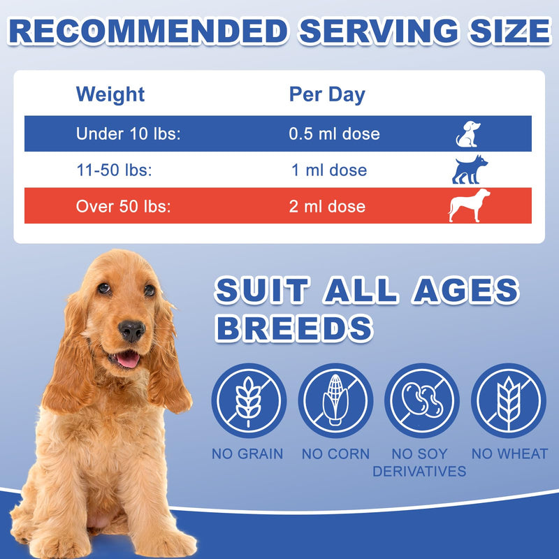 Appetite Stimulant for Dogs - Vitamin B12 Liquid (Methylcobalamin) - Boosts Appetite, Energy, and Blood - 60 ml