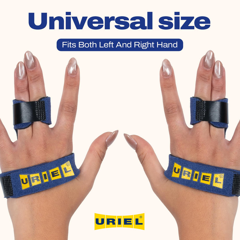 URIEL Adjustable Trigger Finger Splint for All Fingers – Comfortable Trigger Finger Brace for Daily Support, Strains and Sprains – Breathable Design, Secure Fit, One Size, Fits Left or Right Hand