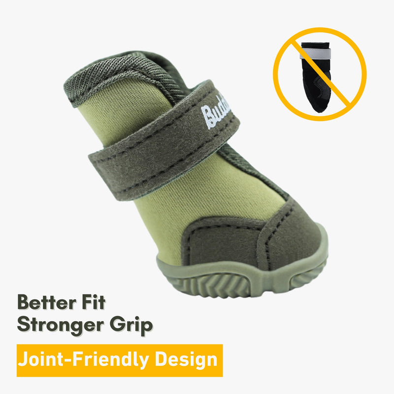 Dog Shoes for Extra Small&Small Dog, Paw Protectors for Hiking, Hot Pavement, Outdoor Walk&Run,Waterproof for Rain&Winter Snow, Anti Slippery with Rubber Sole (#1:1.496"x1.259"(L*W)) #1: 1.496"x1.259"(L*W) - BeesActive Australia