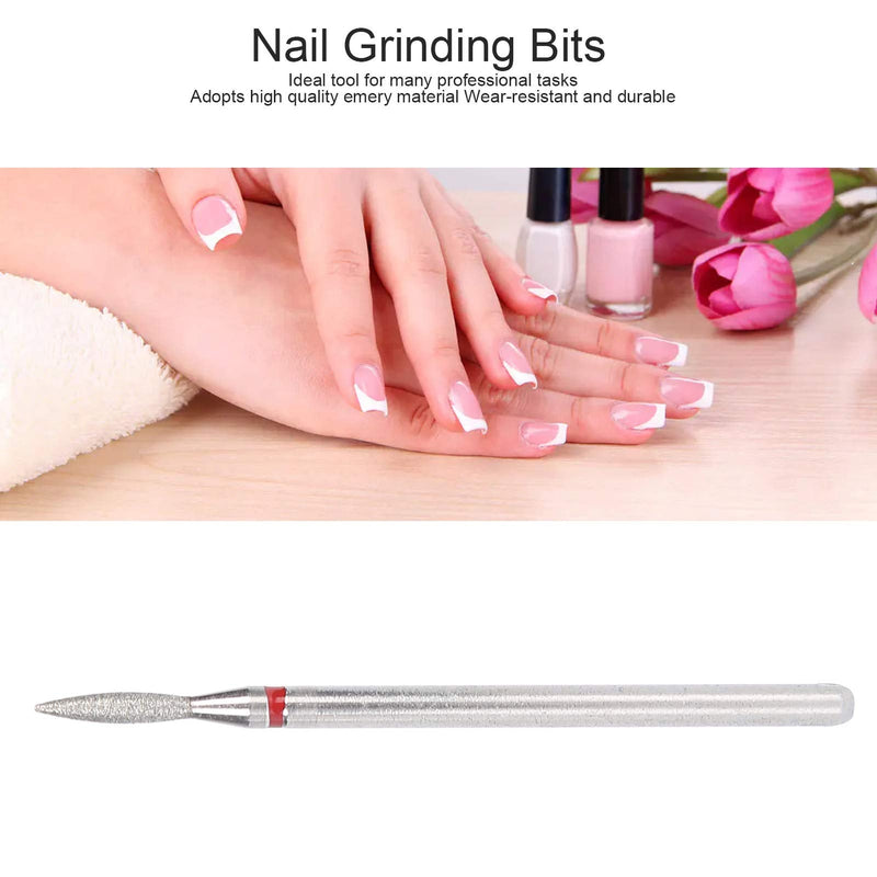 Practical Nail Drill Bits, Nail Drill Bit Set, 50Pcs Nail Polishing Grind Head Replacement Accessory Manicure Tool For Nails Cuticle Clean Pedicure (F-1.8Mm)