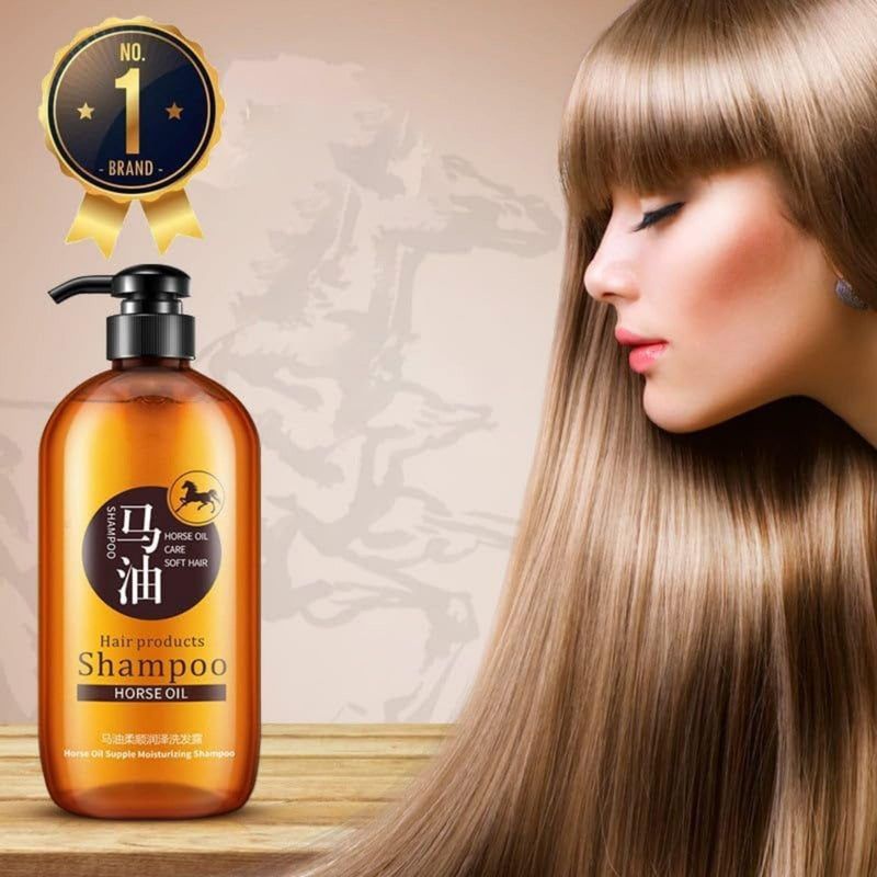 Horse Oil Shampoo, Horse Oil Nourishing Shampoo-No.1 Japan, Pure Horse Oil Argan Shampoo and Conditioner (1Pcs) 1Pcs - BeesActive Australia