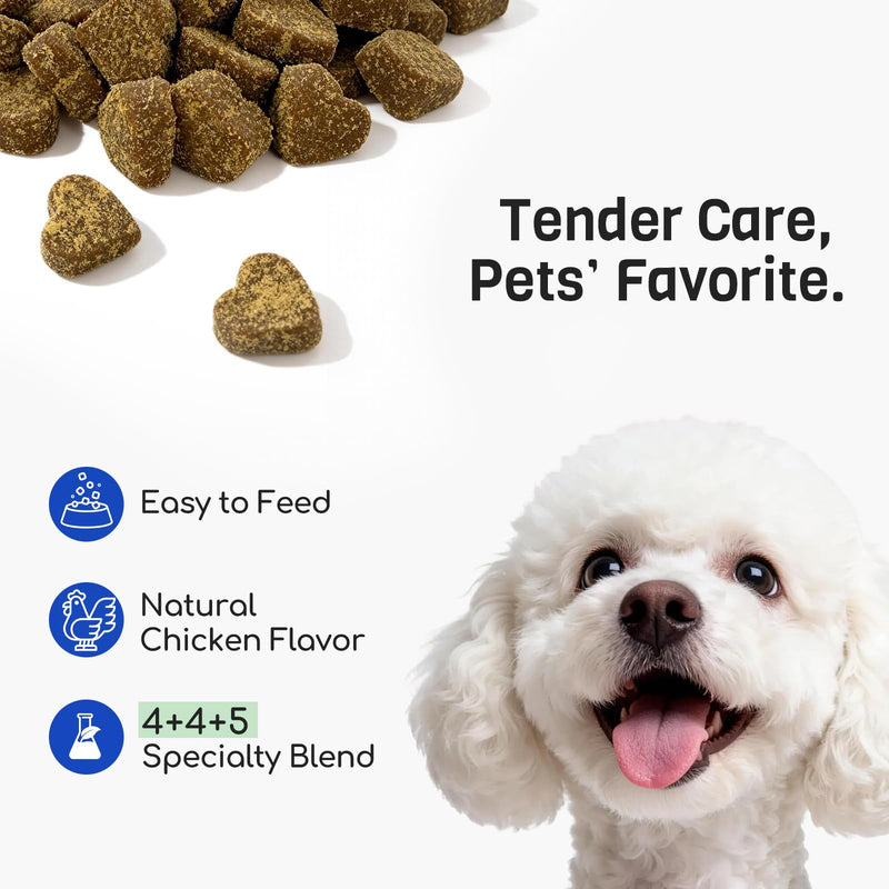 Probiotics for Dogs: 10B CFU Digestive Health Soft Chews with Prebiotics, Enzymes & Pumpkin - for Small & Large Dogs, Stool, Gut, Immune Support - Chicken, 180ct