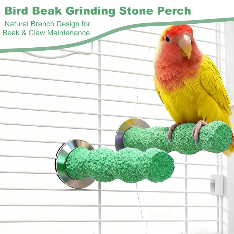 Bird Beak Grinding Stone Parrot Cockatiel Parakeet Nail Trimming Grinder Trimmer for Birds Cage Accessories
