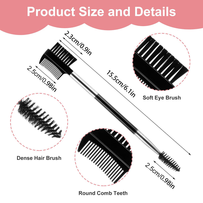 Bewudy Pack of 4 tear stain removal comb, double-sided dog eye comb brush, dog tear stain remover comb, dog eye grooming comb, care comb for removing crusts and mucus (4 pieces), 4 pieces - BeesActive Australia