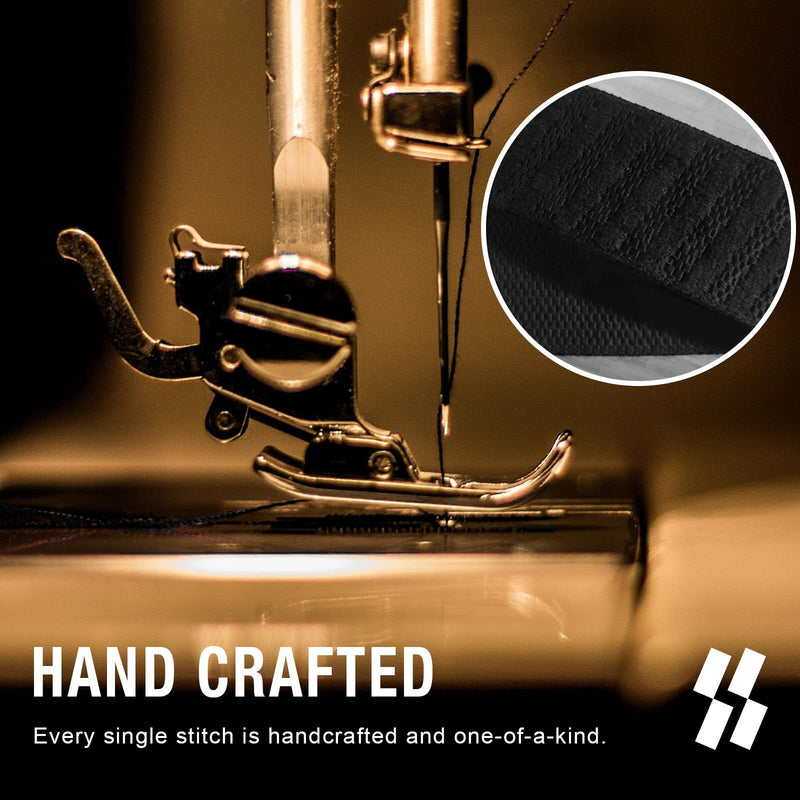 HydroKnit Nylon Sport Band Compatible with Whoop 4.0 | Soft, Elastic, Fast-Drying, Water-Resistant, and Comfortable Replacement Strap for Active Lifestyles Black