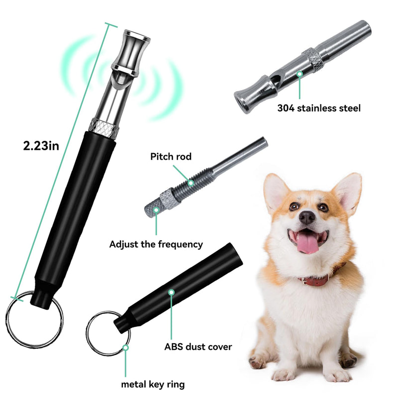 Adjustable dog whistles for training commands, train your dog to obey commands with professional quality dog training whistles, ideal for obedience commands and sound control for effective training - BeesActive Australia