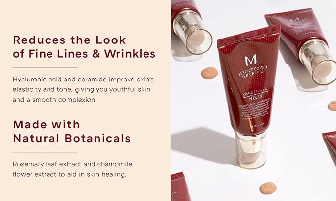 MISSHA M Perfect Cover BB Cream SPF 42/PA+++ 1.7 fl oz (50 ml) No. 23 Natural Beige Direct Import from Korea -  Australia