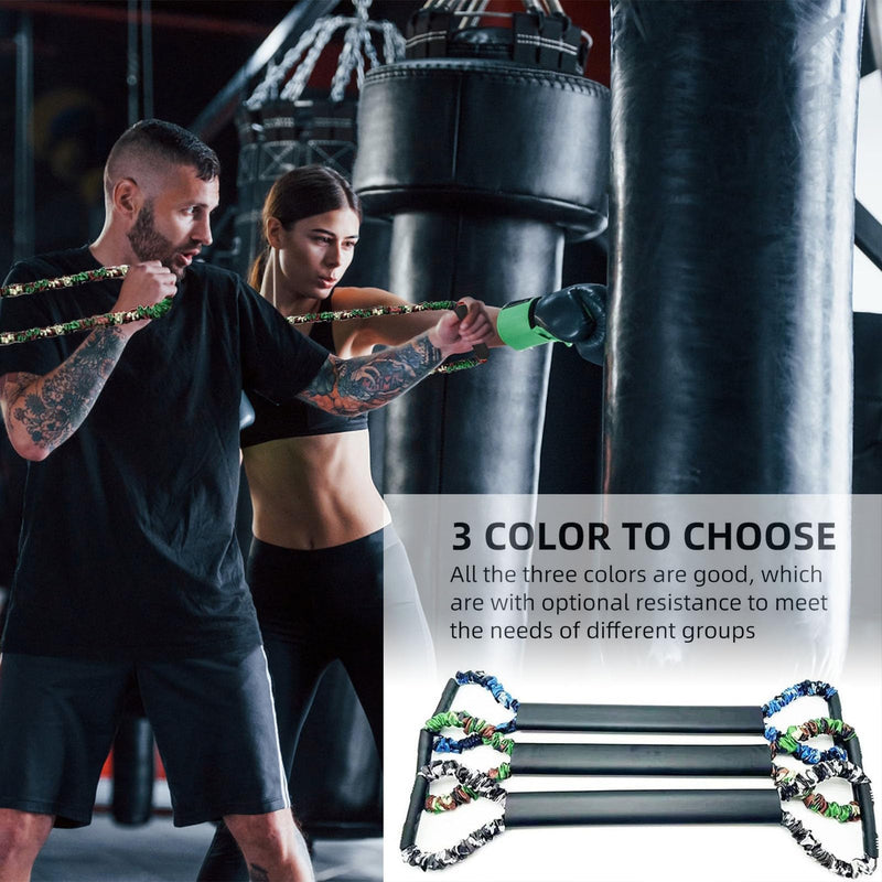 Boxing Training Equipment, Resistance Bands for Shadow Kicking Punching Exercise Accessories for Full Body Workout Home Gym Men and Women 30Ib - BeesActive Australia