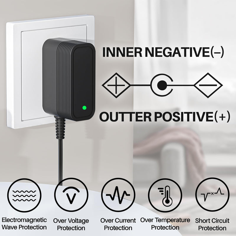 10V AC Adapter for Dogtra Charger for Dogtra ARC 1900S 1902S 2300NCP 2500B 3500NCP 3502NCP HK-AJ-100A150-US Remote E Collar for Dogs Training Replacement Power Supply with Extra Long Cord - BeesActive Australia