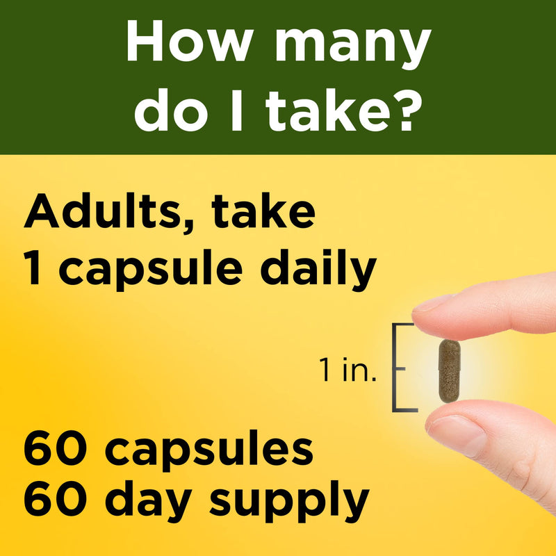 Nature Made Ashwagandha Capsules 125mg for Stress Support, 60 Capsules, 60 Day Supply 60 Count (Pack of 1)
