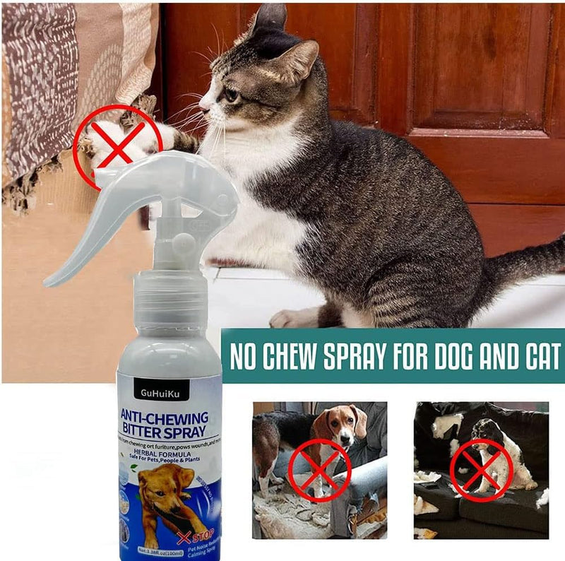 150ML No Chew Spray for Dogs Bitter Apple Spray for Dogs to Stop Chewing. Effective Dog Deterrent Spray for Carpet Furniture & Plant. Anti Chew Spray for Dogs Puppies. Alcohol-Free & Non-Toxic - BeesActive Australia