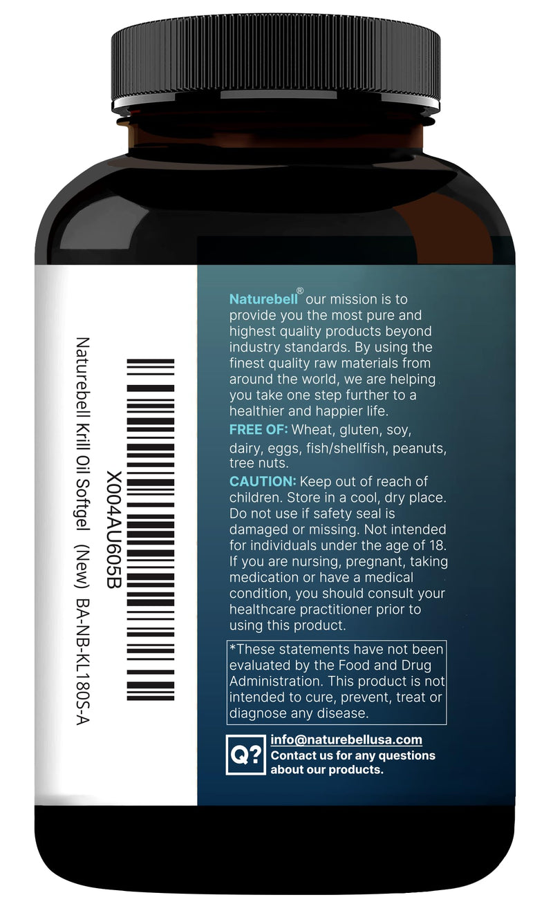 Antarctic Krill Oil 2000mg Supplement, 240 Softgels, 3X Strength Natural Source of Omega-3s, EPA 240mg + DHA 160mg + Astaxanthin 800mcg ‚Äì No Fishy Aftertaste ‚Äì Mercury Free & Non-GMO - BeesActive Australia