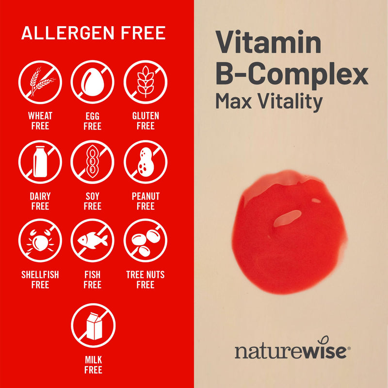NatureWise Vitamin B Complex for Women and Men-with Folic Acid Biotin B1 B2 B3 B6 B12 - Support Cellular Energy & Mental Clarity - Gluten & Dairy Free, Non-GMO-360 Softgels[1-Year Supply],(Pack of 2) 360 Count (Pack of 2)