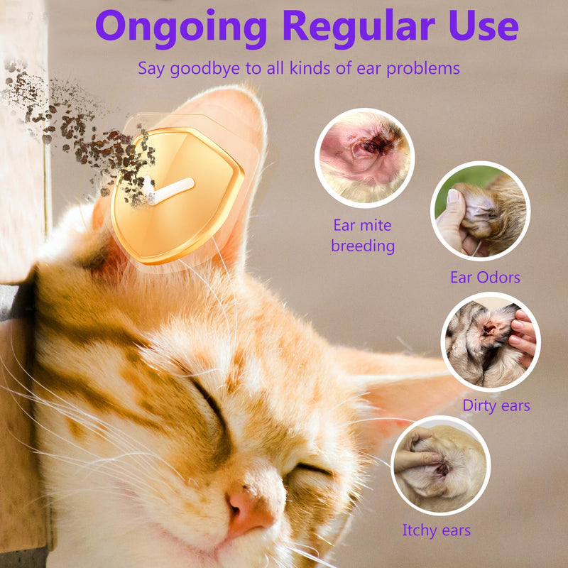 Dogs & Cats Ear Wipes- Finger Wipe Design、Natural Ingredients for Dogs and Cats Ear Cleaner，Gently Yet Effectively Remove Debris and Ear Wax -50 Count - BeesActive Australia