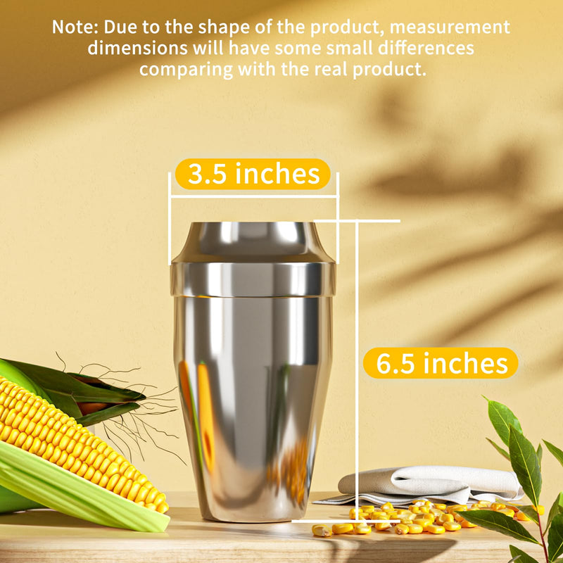 YYP Corn Cutter Peeler, Corn Cob Stripper with Cup [No Splatters or Mess], 304 Stainless Steel Corn on the Cob Remover Kitchen Tool, Corn Kernel Shucker Separator Slicer with Serrated Sharp Blade - BeesActive Australia
