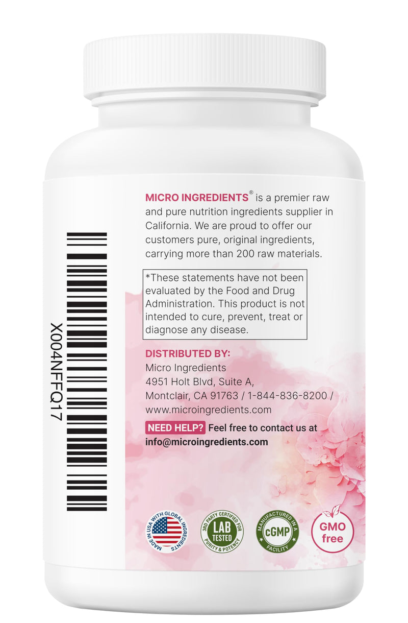 Myo-Inositol & D-Chiro Inositol 2,050mg | 240 Veggie Capsules + Vitamin C, Folate, DIM, & CoQ10 | Inositol Supplement for Women | 40:1 Ratio | Hormonal Balance & Ovarian Support | Filler Free