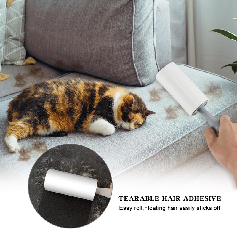 Ortviai 15 rolls of lint rollers with 60 sheets each, lint roller for animal hair clothes with 2 handles, lint roller replacement roll, lint roller, for beds, sofas, clothes, hair, cat hair, dog hair - BeesActive Australia