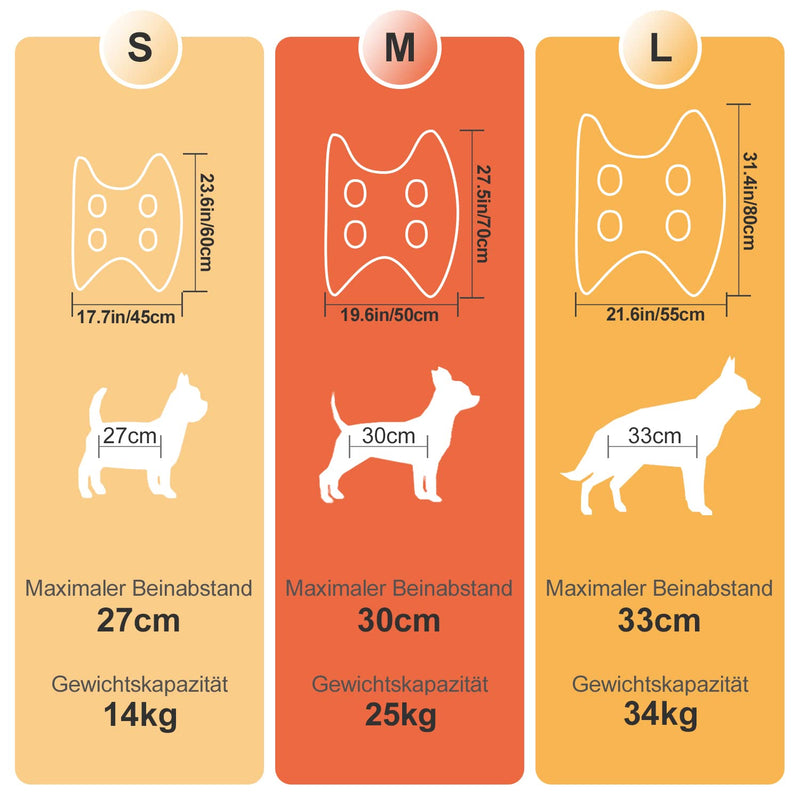 Dog Grooming Hammock Set for Dogs and Cats, Newly Upgraded Hammock Harness for Nail Trimming, Pet Grooming Hammock Nail Trimming Helper Ears/Eyes Care Helper for Small Large Pets S - Upgraded - BeesActive Australia