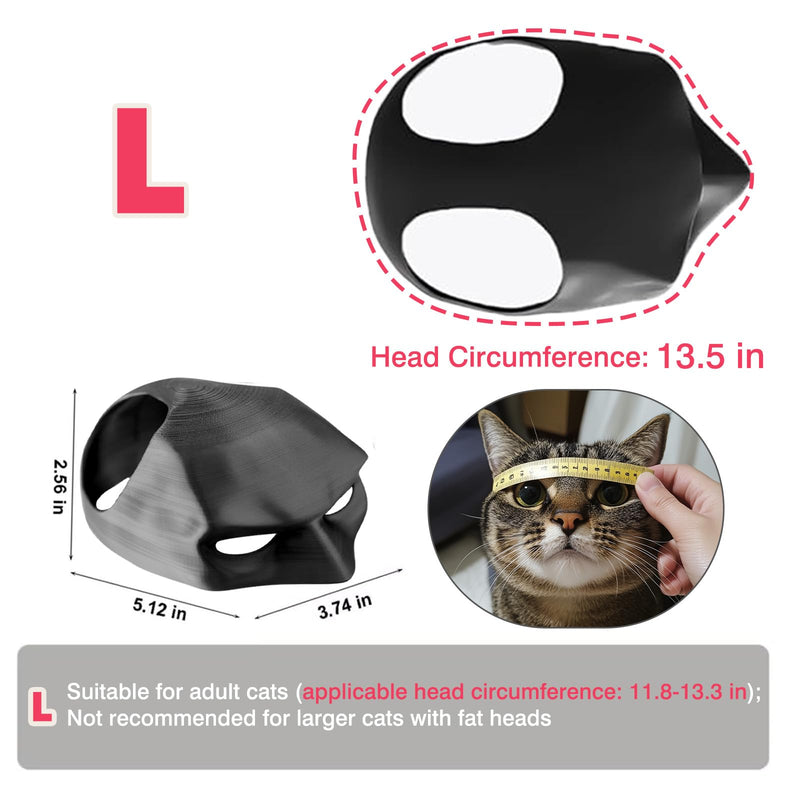 Pet Cat Bat Mask, Multicolour Bat Cat Mask Cosplay Hat, BatCat Avenger Mask Funny Festival Costumes Accessories for All Cats Black For Large Cats - BeesActive Australia