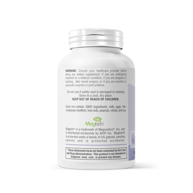 Provita Magnesium L-Threonate Supplement | Cognitive Support & Brain Electrolyte Balance | High Absorption Magnesium for Memory, Focus & Brain Health | Vegan Capsules | 50mg Elemental Magnesium