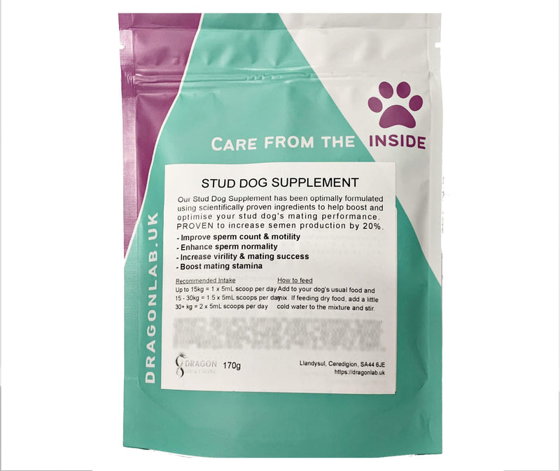Stud Dog Breeding Supplement | CANINE FERTILITY | INCREASE FERTILITY | IMPROVE MATING SUCCESS | BOOST MATING STAMINA