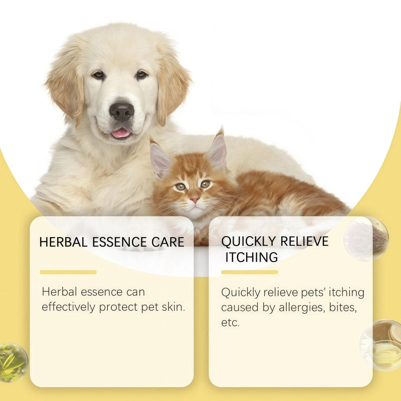 Pet Spray for Dogs, Dog Spray for Itchy Skin & Ear Relief, Fast-Acting Anti-Itch Formula for Allergies, 50ml Skin Care Treatment