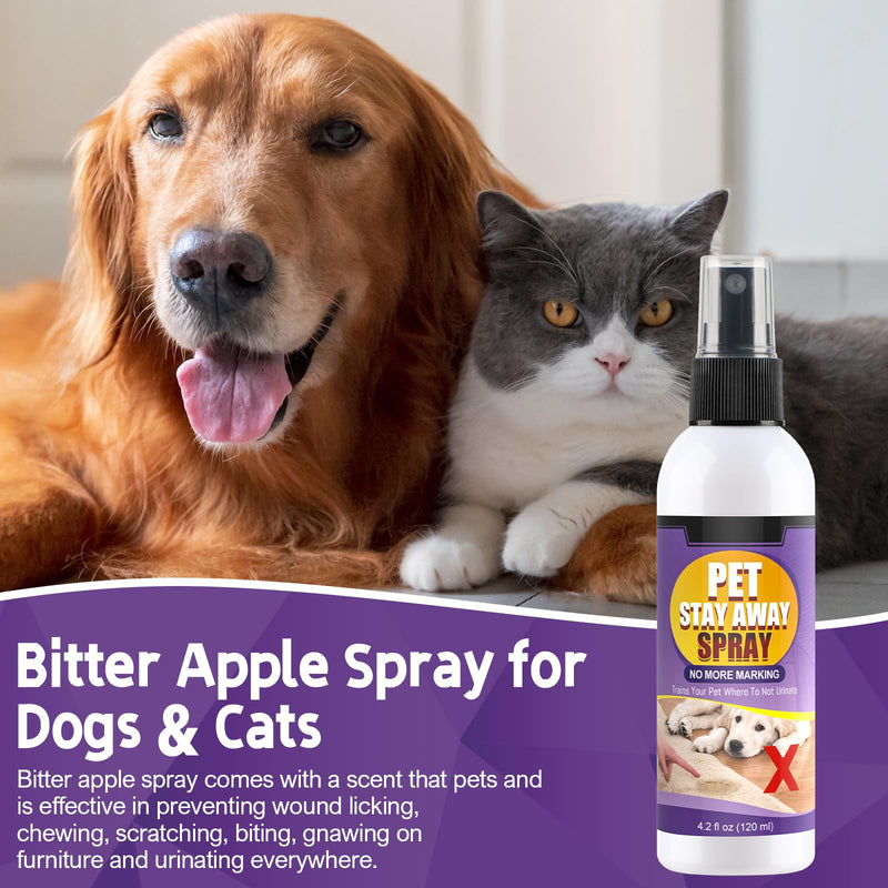 No Chew Spray for Dogs. Bitter Apple Spray for Dogs to Stop Chewing. Dog Training Aids to Prevent Dogs from Biting. Alcohol Free, Furniture, Plant and Pet Safe. Indoor and Outdoor Use, 4.2 oz. green - BeesActive Australia