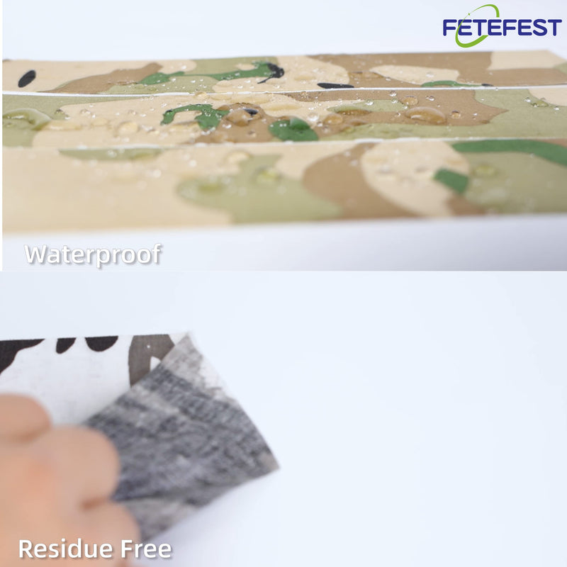 Camo Tape Camouflage Tape No Residue, Non-Reflective 2" by 30Yard with Various Camo Patents Maple Camo - BeesActive Australia