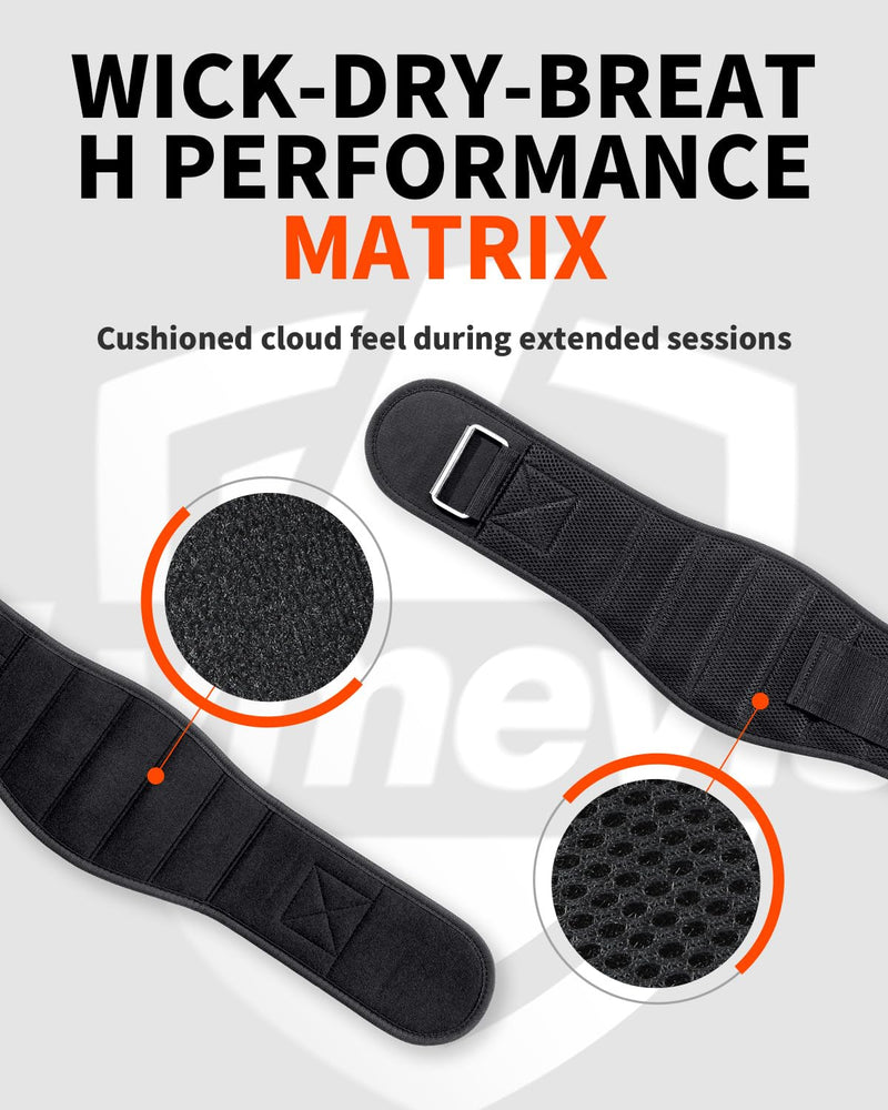 Premium Weight Lifting Belts for Men,Heavy-Duty Squat Belt for Gym, Breathable Workout Belt, Weight Belt for Women, Back Support, Bionic Softbone Design,Unisex Large