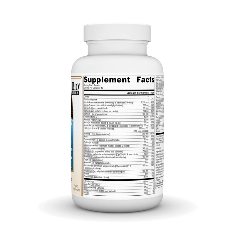 Source Naturals Life Force Multiple - 90 Tablets | No Iron Bio-Aligned Formula® - Delivering 40+ Ingredients for Foundational Nutrition 90 Count (Pack of 1)