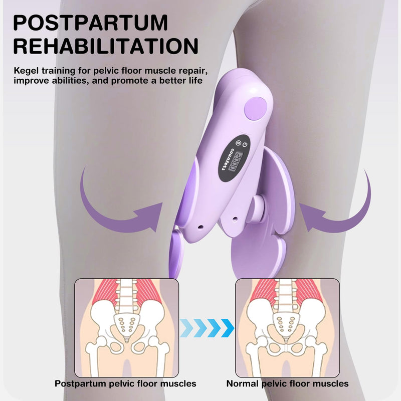 Thigh Master, Inner Thigh Exerciser, Thigh Master Thigh Exerciser for Women, Kegel Exerciser Pelvic Floor Muscle Exercise Devices, Thigh Exercise Equipment purple