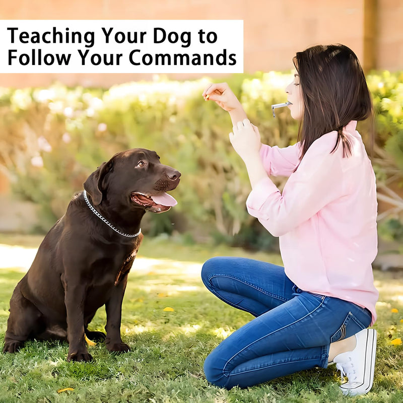 Dog Whistle,2 PCS Dog Whistle to Stop Barking Neighbors Dog,Adjustable Ultrasonic Silent Dog Training Whistles(Black and White) - BeesActive Australia